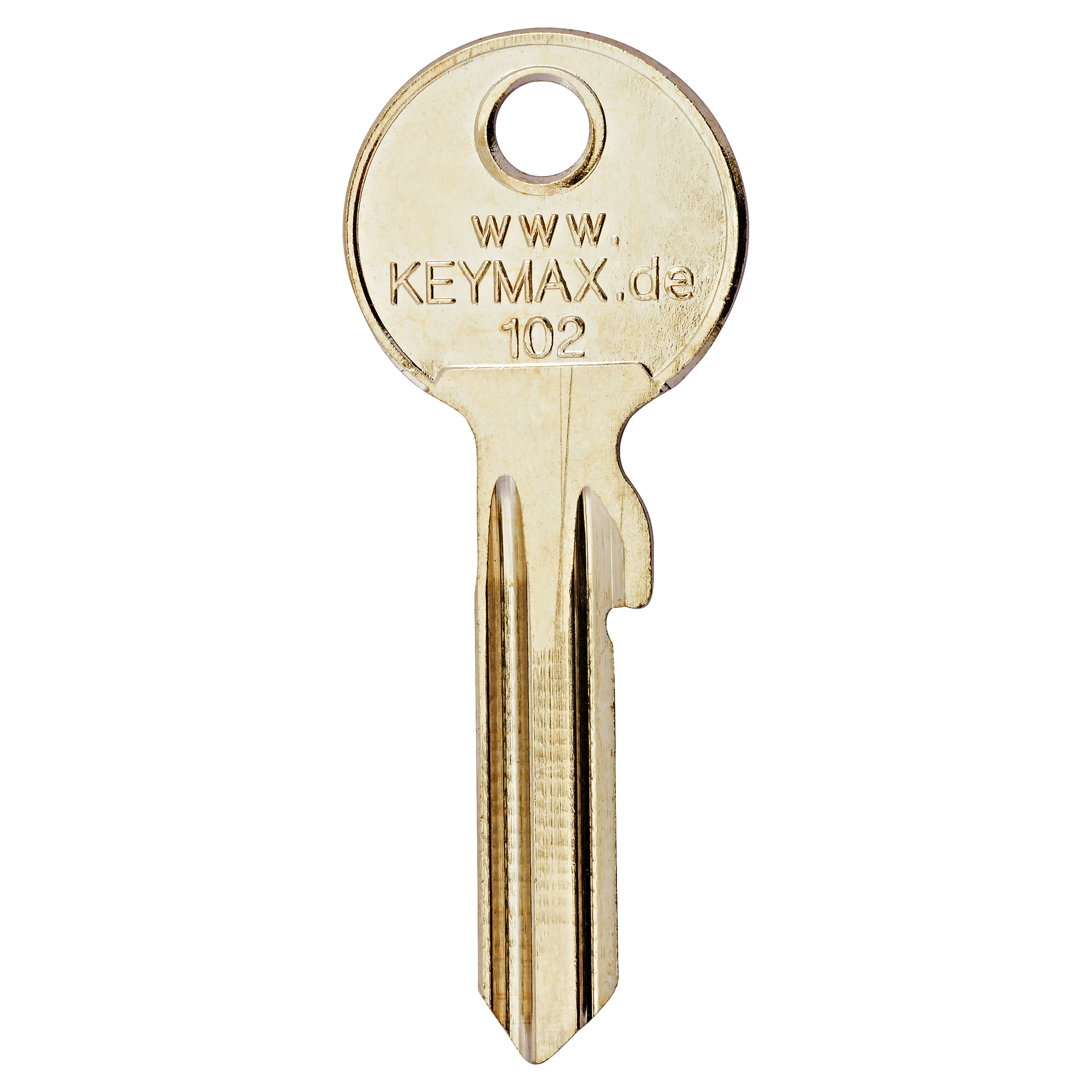 Goldener Schlüsselrohling KEYMAX 102