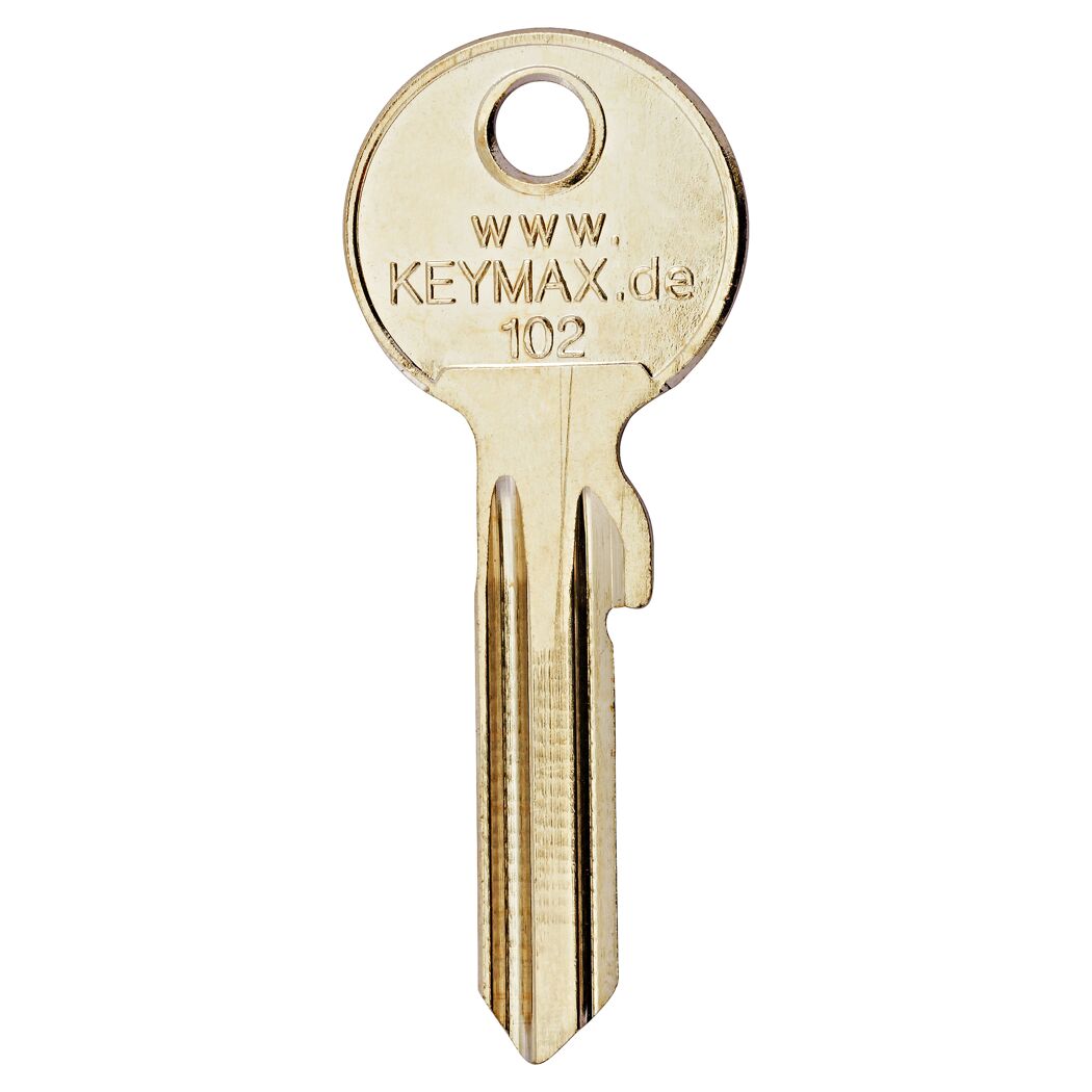 Goldener Schlüsselrohling KEYMAX 102