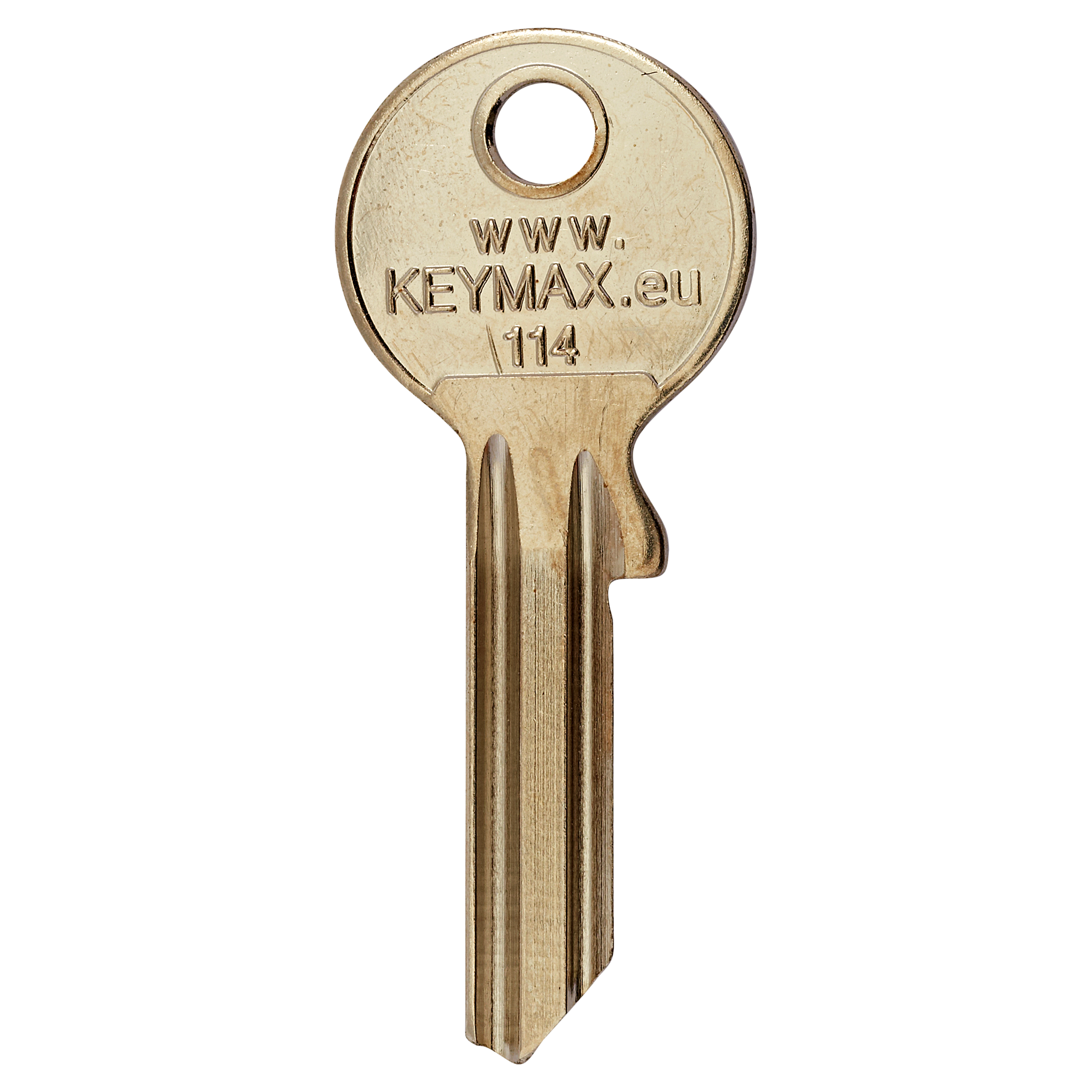 Goldener Schlüsselrohling KEYMAX