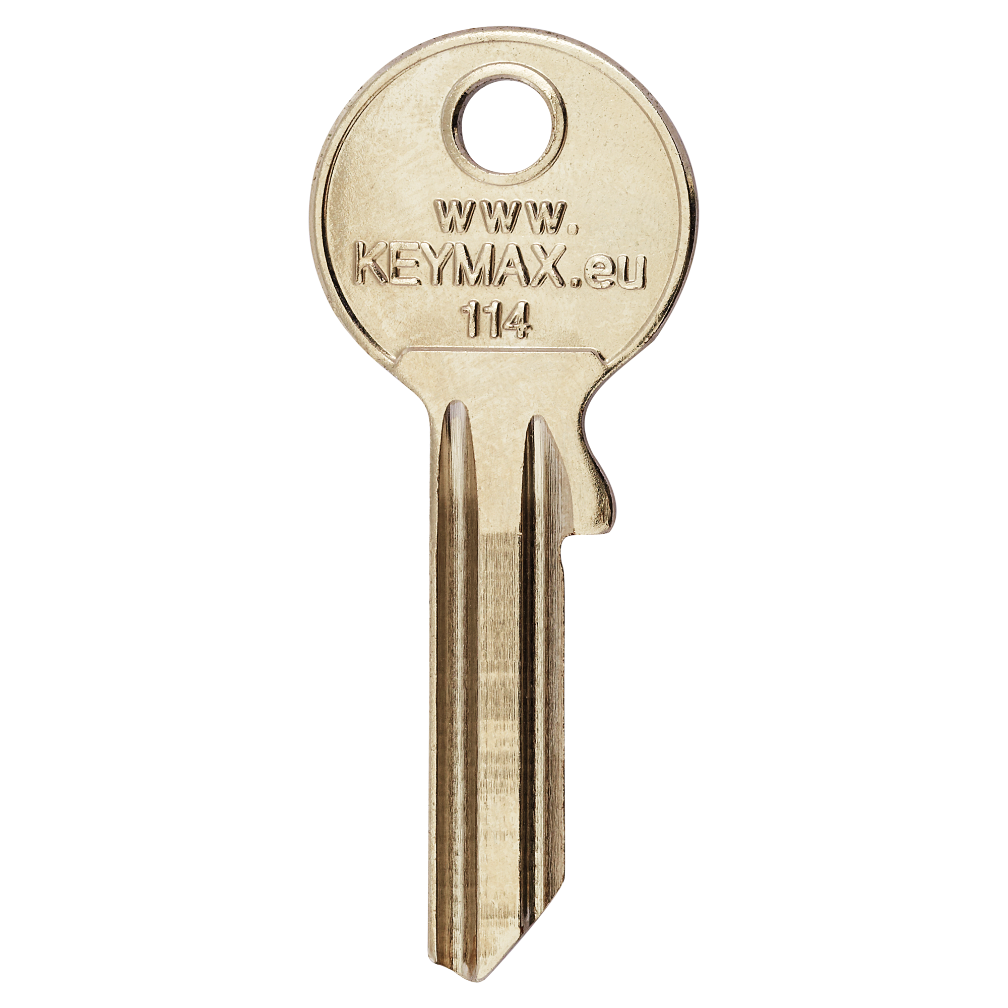 Goldener Schlüsselrohling KEYMAX 114