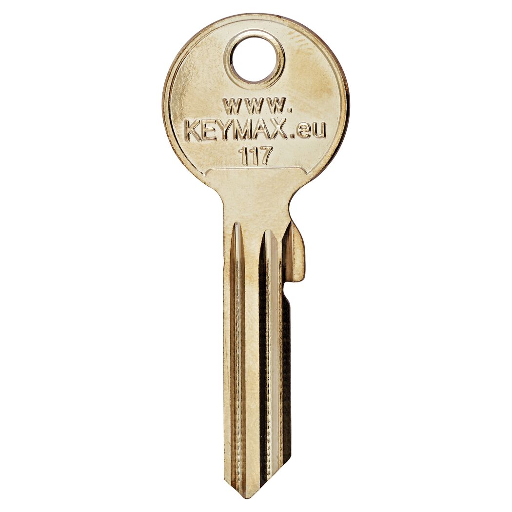 Goldener Schlüsselrohling KEYMAX 117