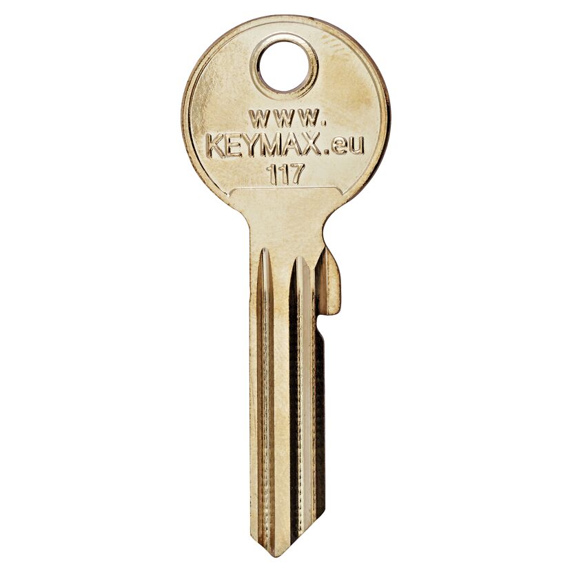 Goldener Schlüsselrohling KEYMAX 117