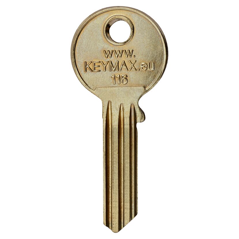 Goldener Schlüsselrohling KEYMAX 116