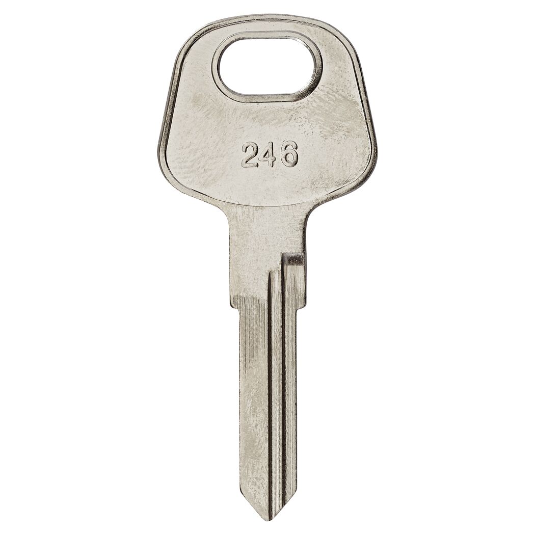 Schlüsselrohling für Fahrzeuge mit der Nummer 246.