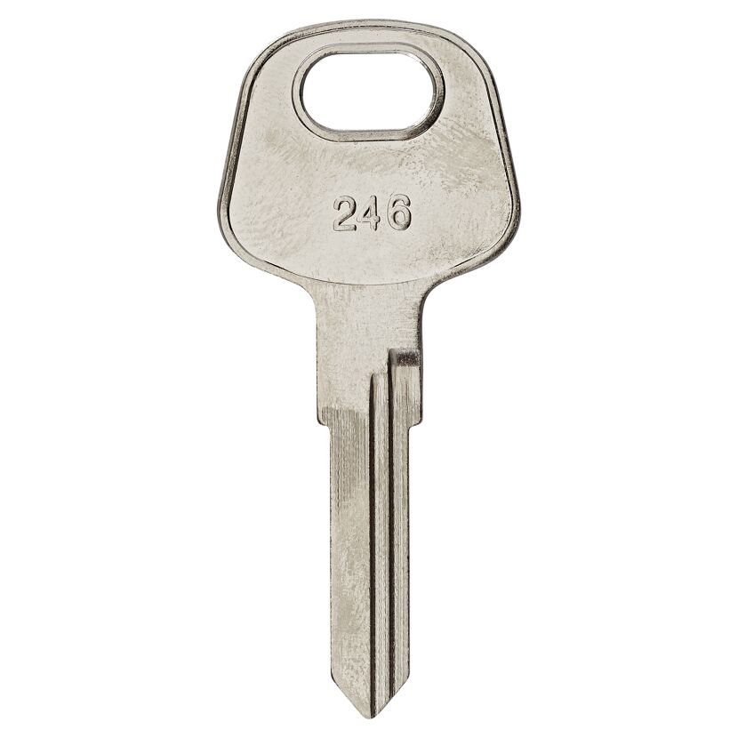Schlüsselrohling für Fahrzeuge mit der Nummer 246.
