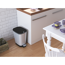 Tret-Abfalleimer 'Chic Bin Style M' Kunststoff silber matt 25 l