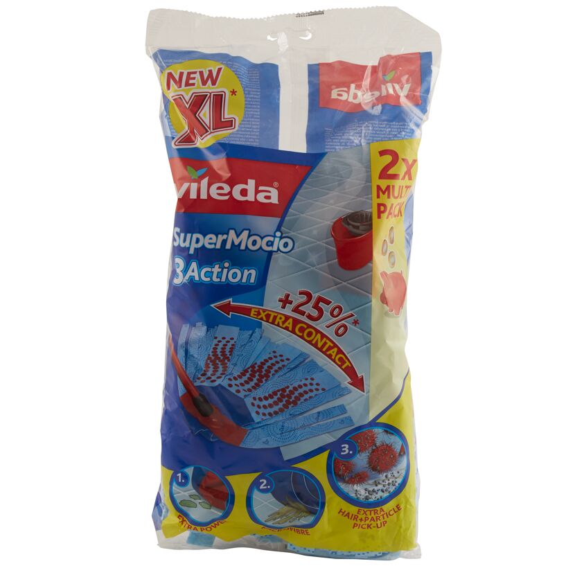 Vileda SuperMocio 3Action, 2er Pack