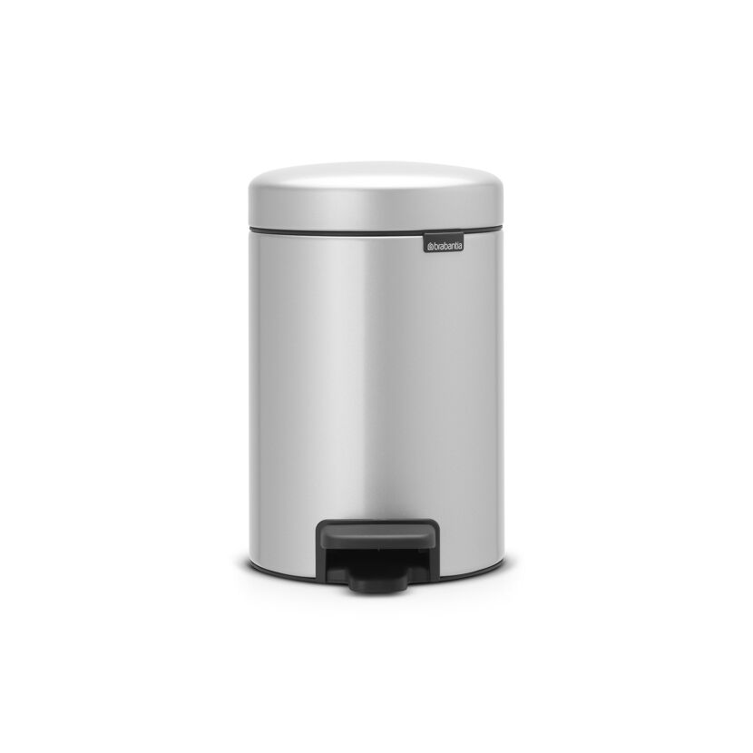 Metall-Abfallsammler von Brabantia, grau-metallic