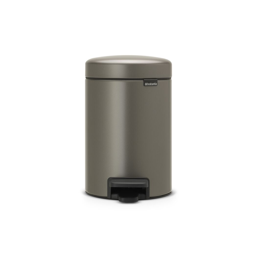 Brabantia Abfallsammler 3L, platinfarben
