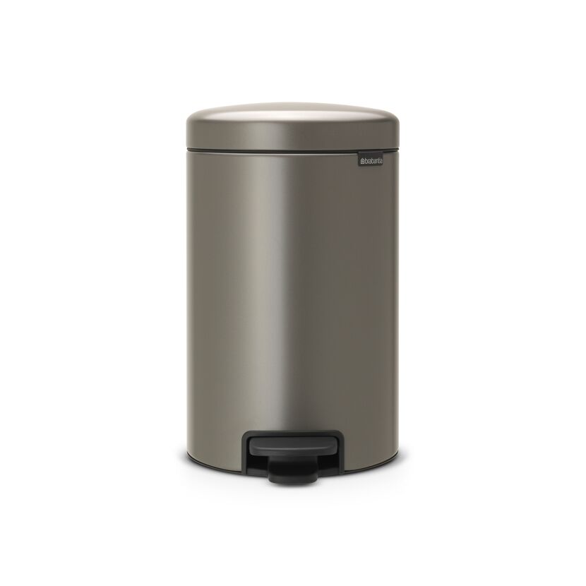 Brabantia Treteimer, 12 l, platinfarben