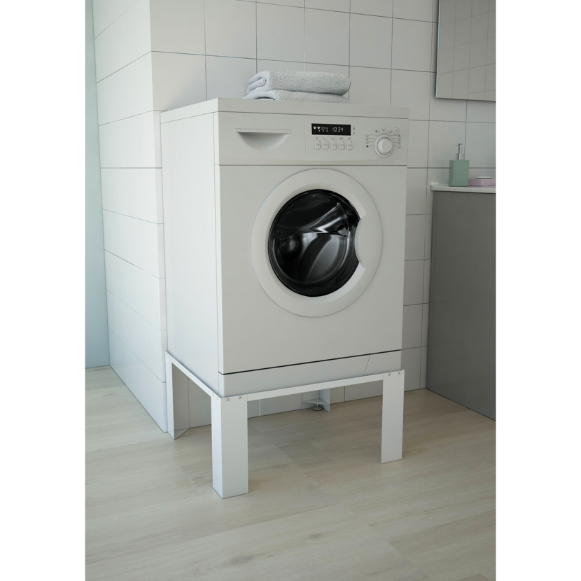 Waschmaschine auf Erhöhung