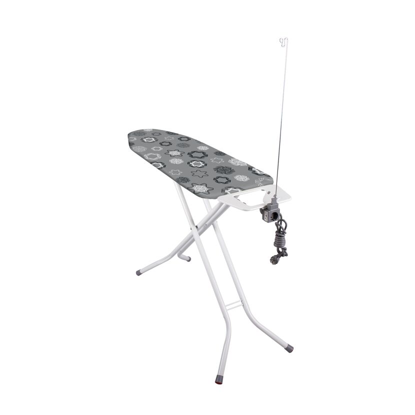 Bügeltisch grau gemustert 120 x 38 cm