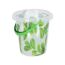 Eimer 'Lorbeer' transparent/grün 12 l