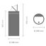 Abfalleimer 'Touch Bin' 30 l platinum