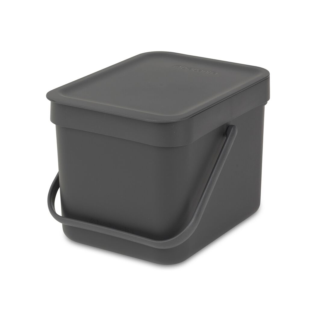 Abfallbehälter 'Sort & Go' 6 l grau