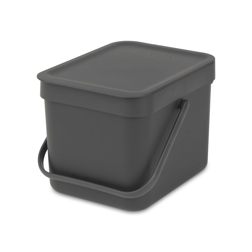 Abfallbehälter 'Sort & Go' 6 l grau