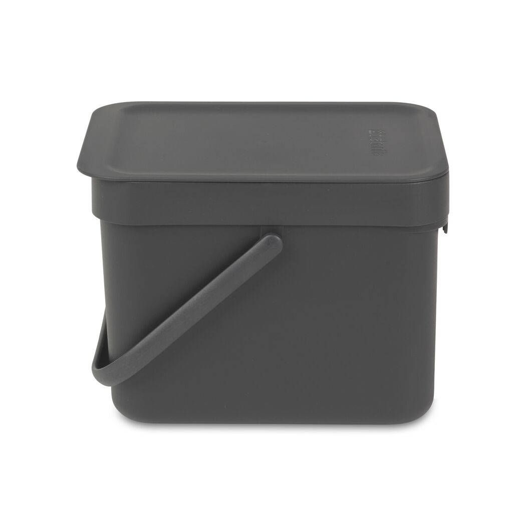 Abfallbehälter 'Sort & Go' 6 l grau