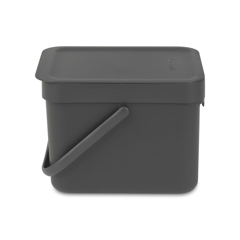 Abfallbehälter 'Sort & Go' 6 l grau