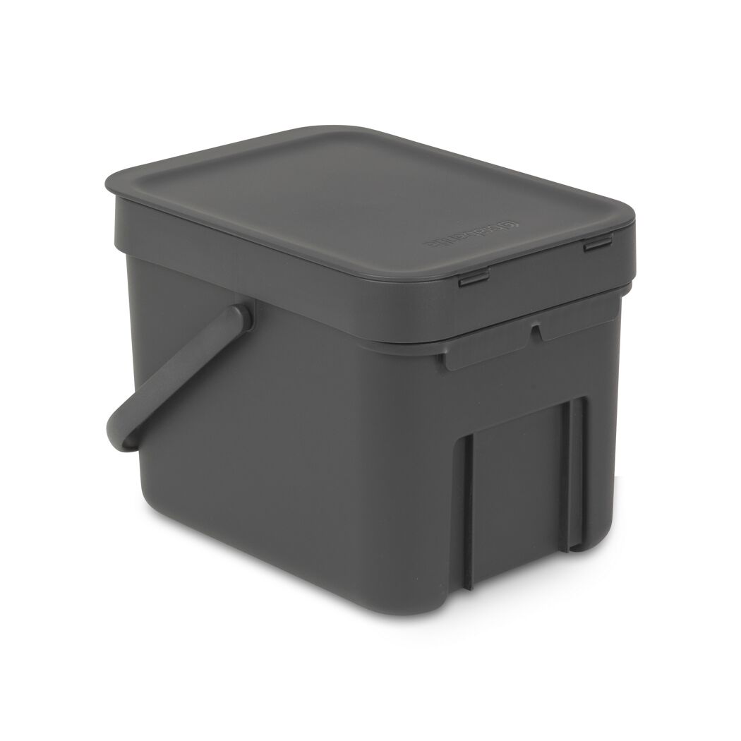 Abfallbehälter 'Sort & Go' 6 l grau