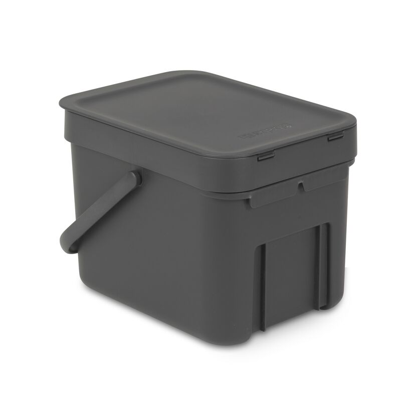 Abfallbehälter 'Sort & Go' 6 l grau