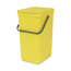 Verkleinertes Bild von Abfallbehälter 'Sort & Go' 16 l gelb