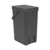 Grauer Abfallsammler Sort&Go 16L
