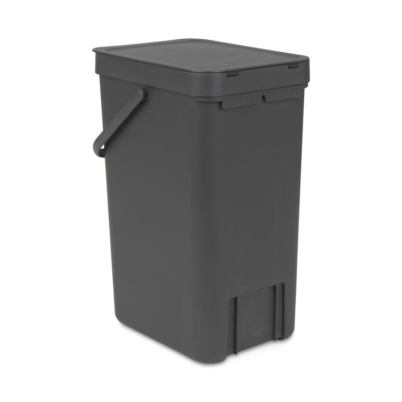 Grauer Abfallsammler Sort&Go 16L