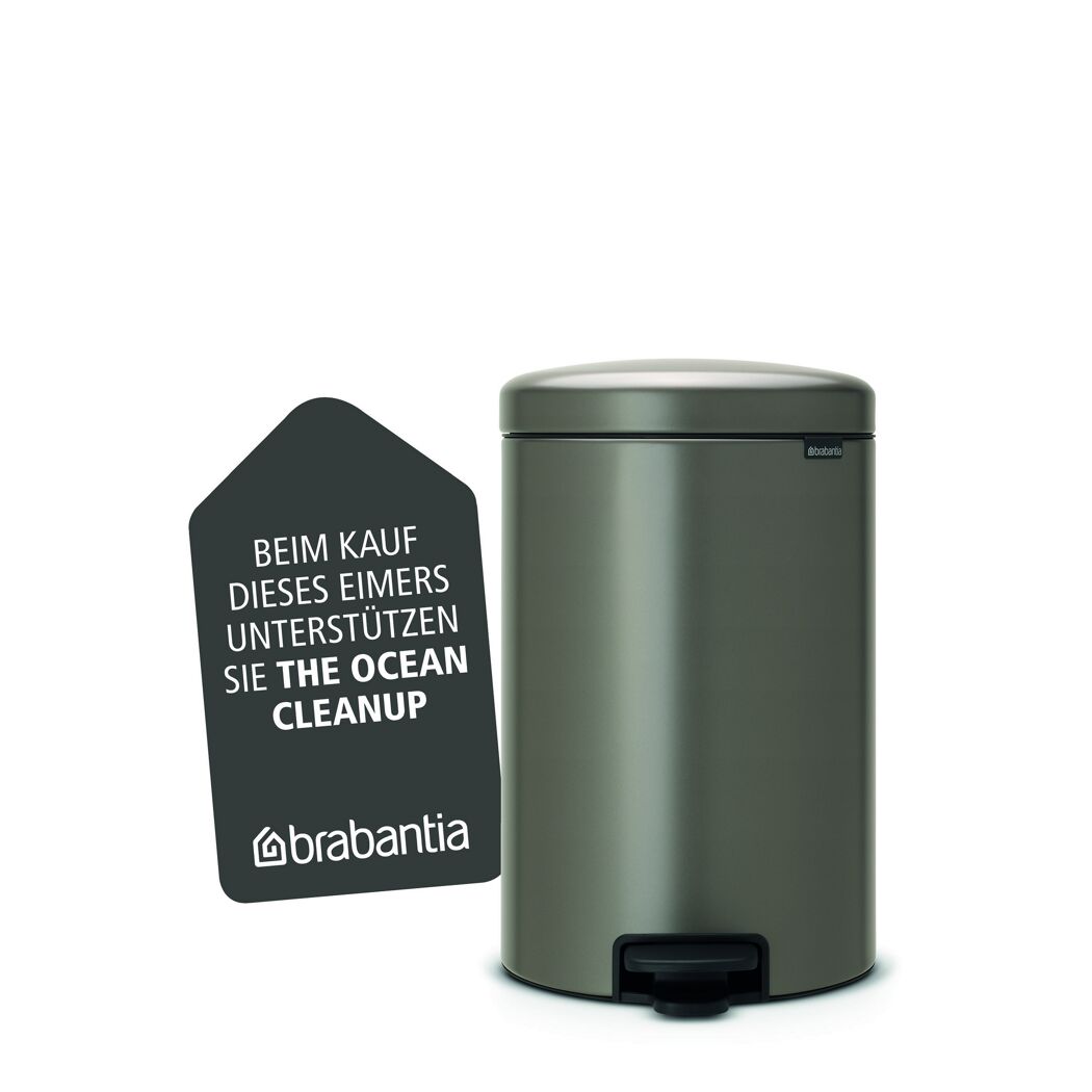 Brabantia Abfalleimer 20L, platinum