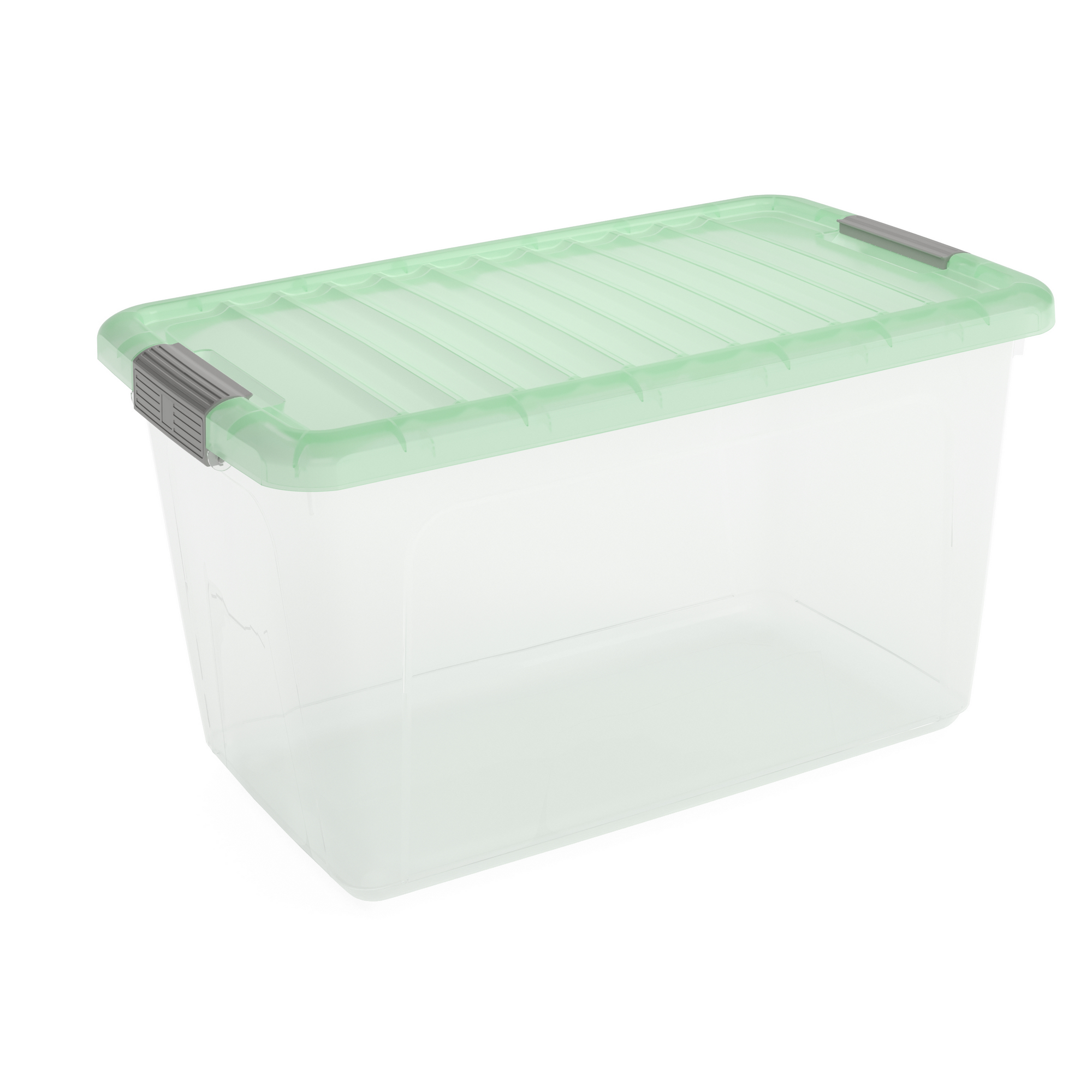 Aufbewahrung 'W Box' L Trend Transparent/Neo Mint 50 l 56,5 x 39 x 31,5 cm + product picture