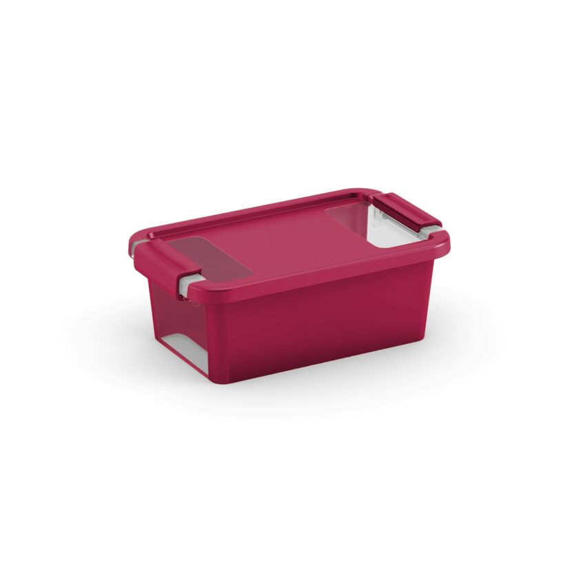 Kleine rosarote Aufbewahrungsbox Bi Box XS