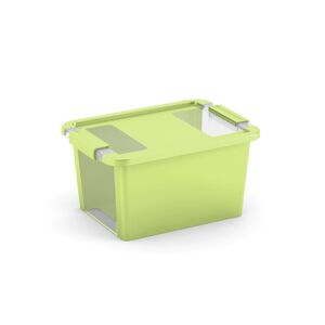 Aufbewahrungsbox 'BI Box S' hellgrün / transparent 11 l 36,5 x 26 x 19 cm
