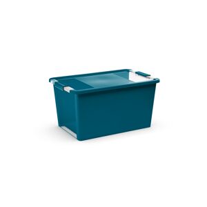 Aufbewahrungsbox 'BI Box L' petrol / transparent 40 l 55 x 35 x 28 cm
