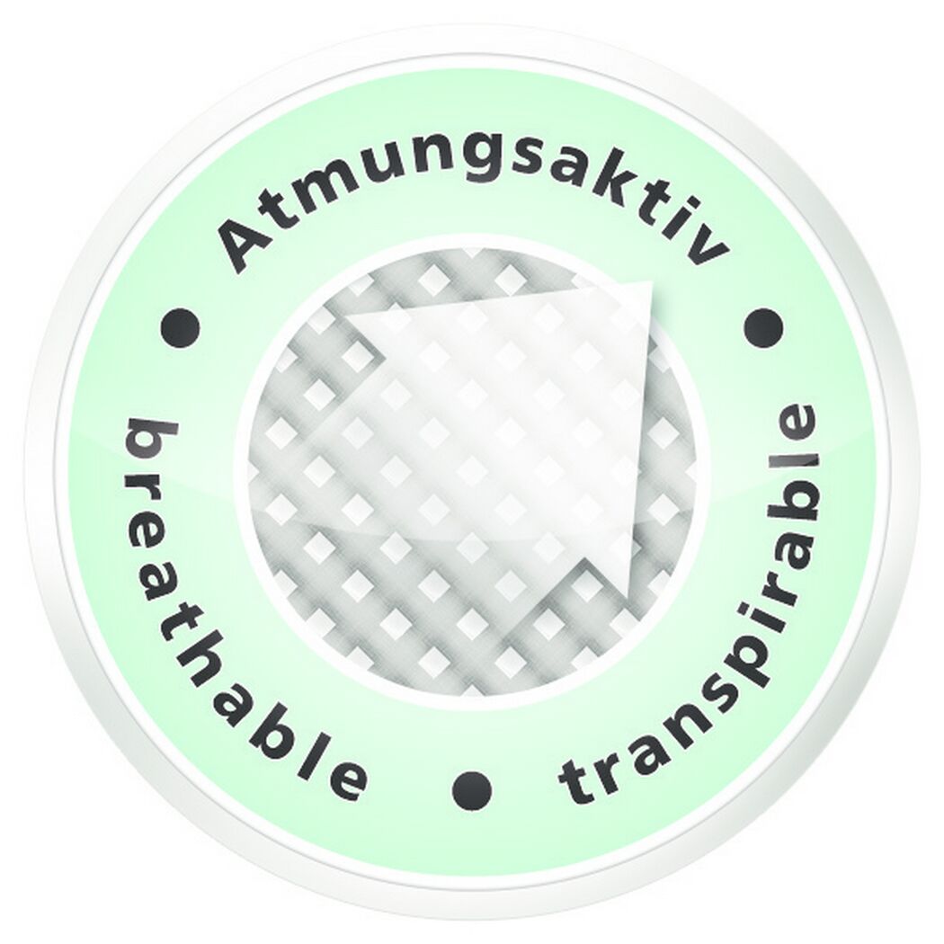 Atmungsaktiv, breathable, transpirable