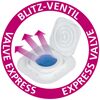 Blitzventil für Vakuumbeutel