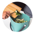 Verkleinertes Bild von Recycling-Abfallsystem 'Albula' mistletoe white 6 l