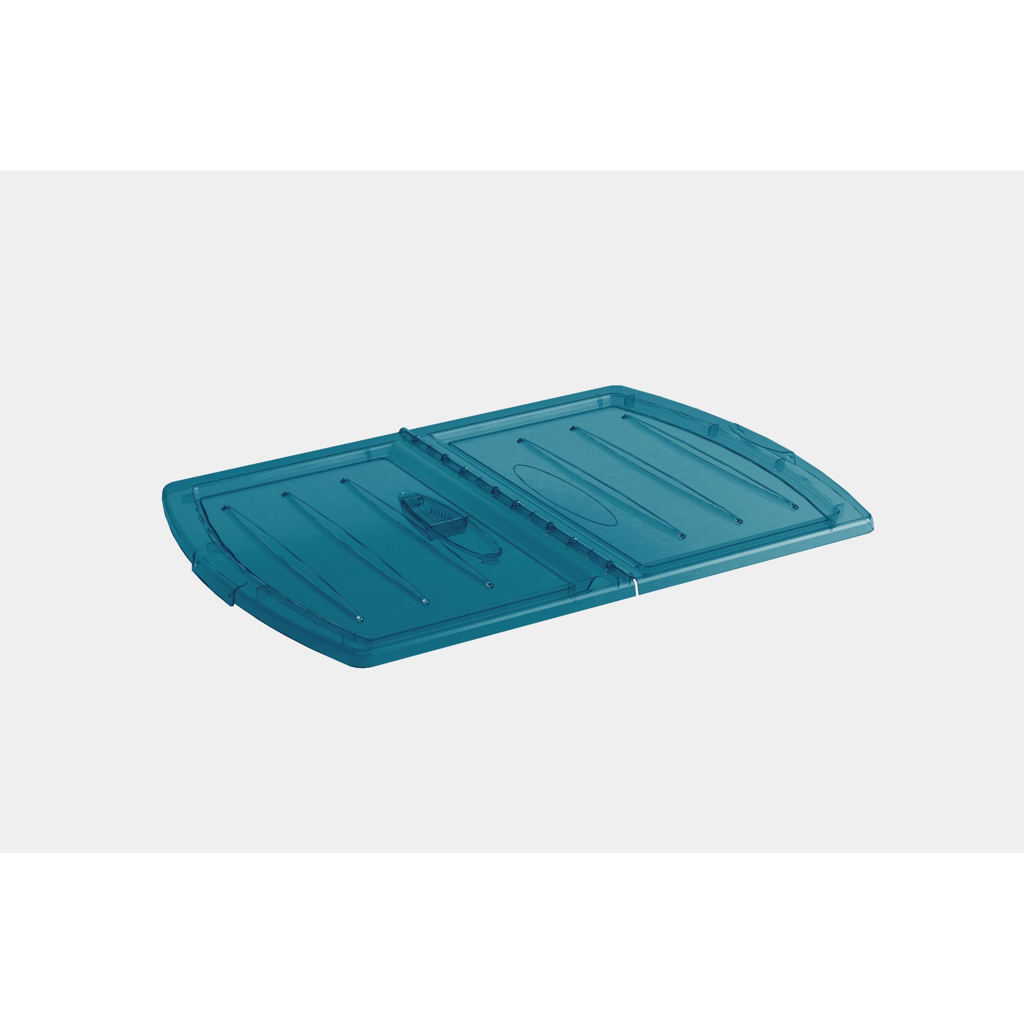 Blauer Deckel der Spinning Box XL