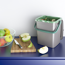 Verkleinertes Bild von Bio-Kompostbehälter 'Smart' grau 9 l