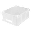 Eine transparente Eurobox.