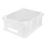 Eine transparente Eurobox.