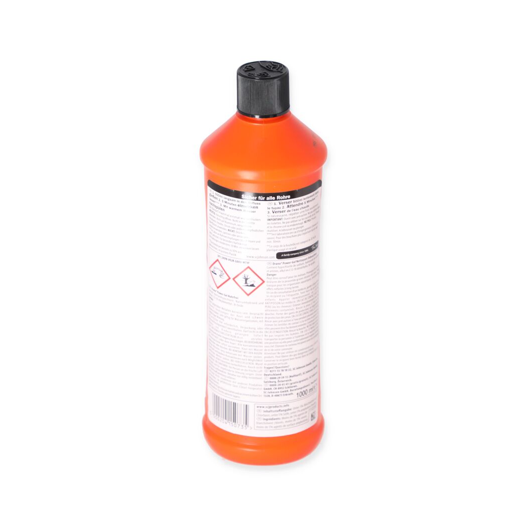 Drano Rohrfrei Power-Gel 1L Flasche