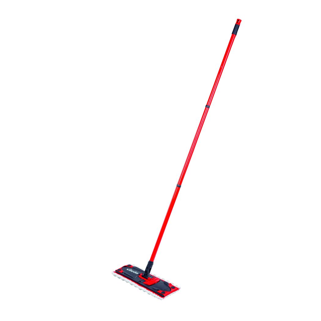 Vileda Ultramax Wischmopp mit rotem Stiel