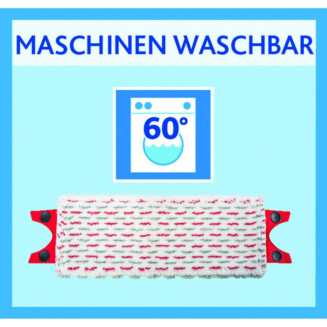 Vileda Ultramax Moppbezug, waschbar bei 60°