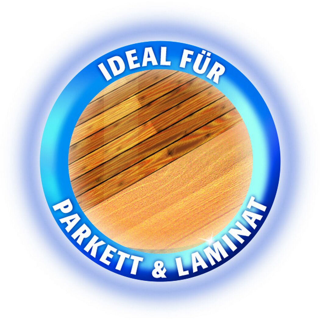 Ideal für Parkett und Laminat