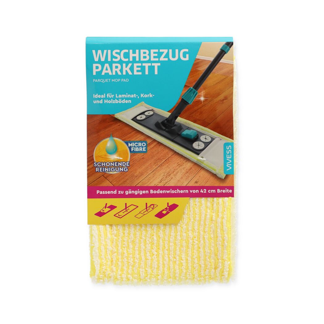 Vivess Wischbezug Parkett für Laminat-, Kork- und Holzböden