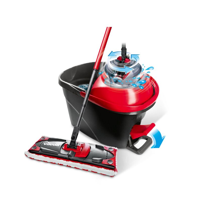 Vileda Ultramat Turbo Box mit Wischmopp und Eimer