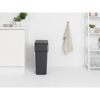 Grauer Abfallsammler Sort&Go 40L