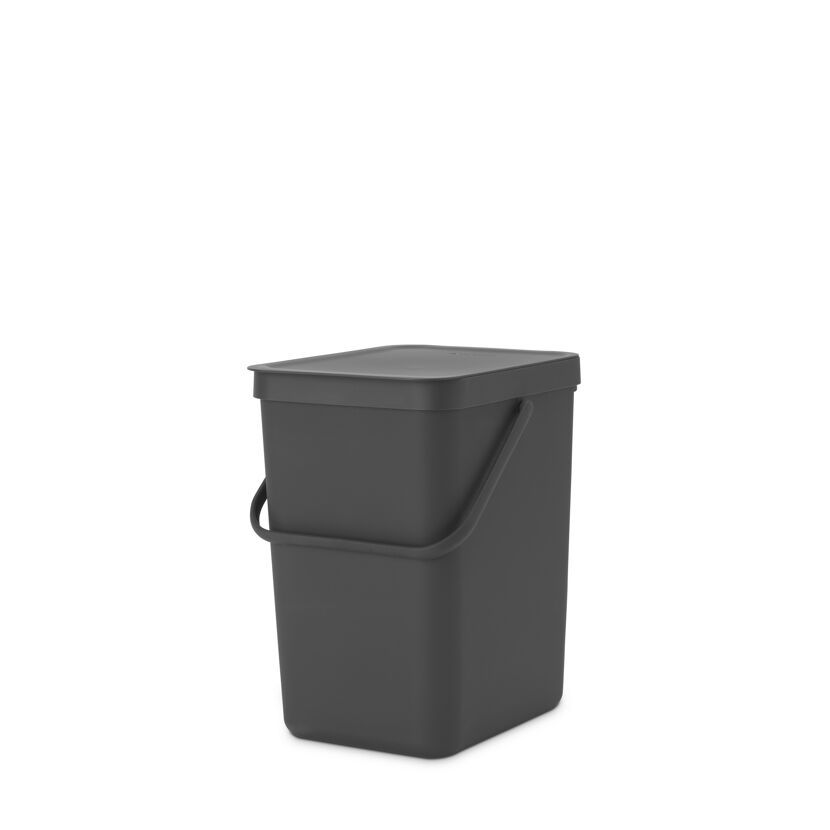 Grauer Abfallsammler Sort&Go 25L