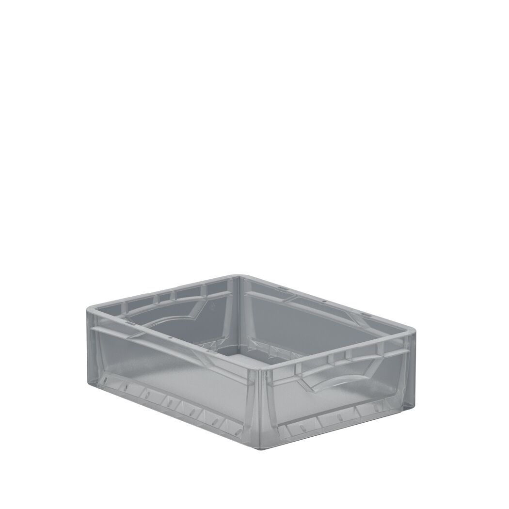 Leere graue Eurobox