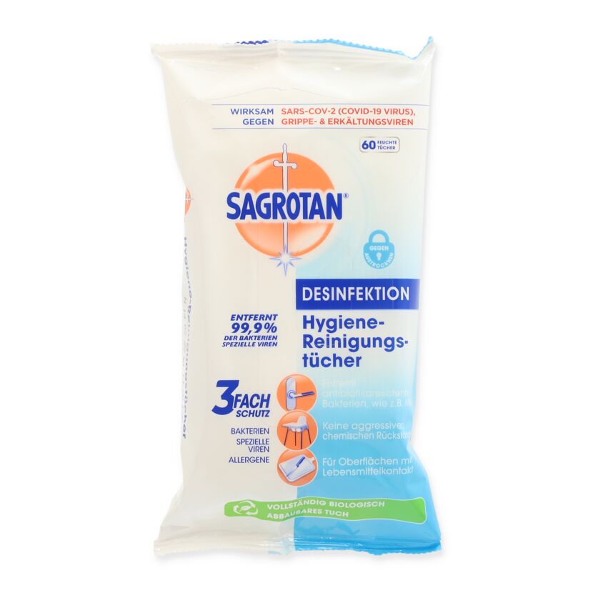 Sagrotan Hygiene-Reinigungstücher
