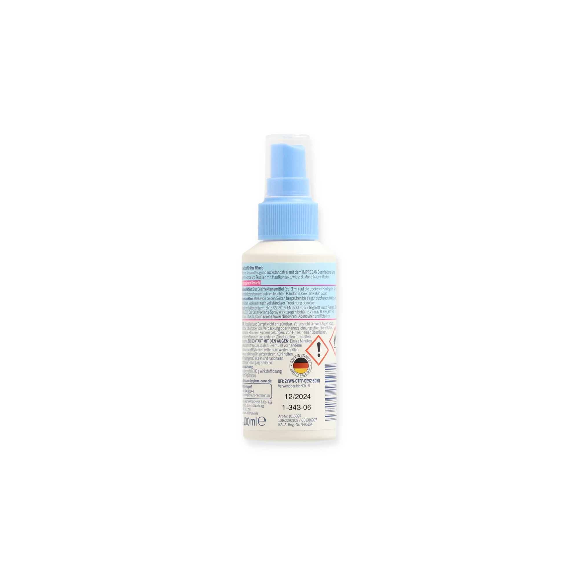 Desinfektions-Hand-Spray 100 ml + product picture